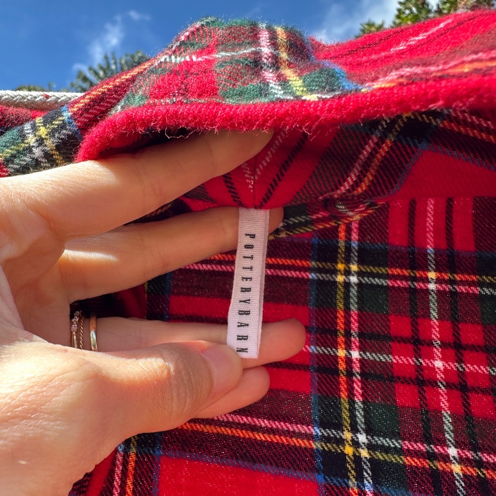 Pottery Barn 100% Cotton Flannel Robe - Picture 5 of 6